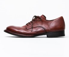 画像5: 【ARGIS/アルジス】LEATHER SOLE 5 EYELET GIBSON（BROWN） (5)