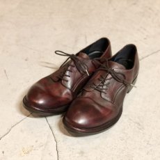 画像1: 【ARGIS/アルジス】LEATHER SOLE 5 EYELET GIBSON（BROWN） (1)