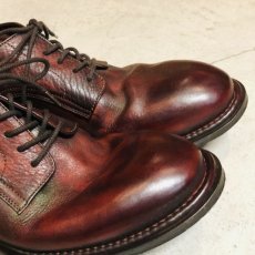 画像3: 【ARGIS/アルジス】LEATHER SOLE 5 EYELET GIBSON（BROWN） (3)