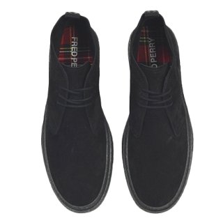 FRED PERRY/フレッドペリー】 LINDEN SUEDE【BLACK】