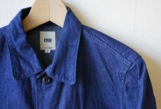 画像3: 【FOB FACTORY】インディゴブルー ファティーグ シャツジャケット 日本製  (3)