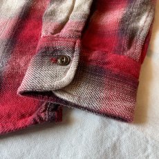 画像6: 【BIGMIKE/ビッグマイク】HEAVY FLANNEL WORK SHIRTS（RED） (6)