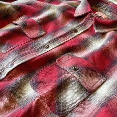 画像5: 【BIGMIKE/ビッグマイク】HEAVY FLANNEL WORK SHIRTS（RED） (5)