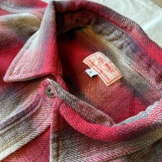 画像4: 【BIGMIKE/ビッグマイク】HEAVY FLANNEL WORK SHIRTS（RED） (4)