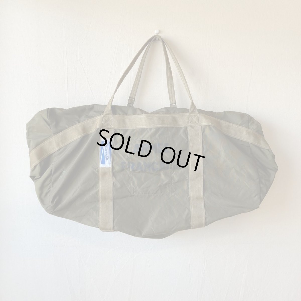 画像1: 【USED/VINTAGE】フランス軍 パラシュートBAG（89-11） (1)