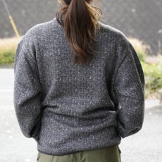 画像3: 【melple/メイプル】Bonding  Halfzip Pullover(black) (3)