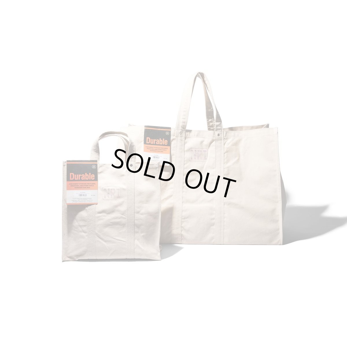 画像1: 【PUEBCO】LABOUR TOTE BAG Large Off White (1)