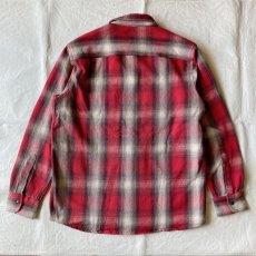 画像3: 【BIGMIKE/ビッグマイク】HEAVY FLANNEL WORK SHIRTS（RED） (3)