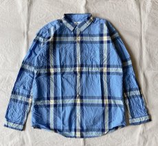 画像2: 【SpinnerBait/スピナーベイト】オグリチェックシャツ(900:BLUE) (2)