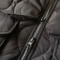 画像7: 【TAION/タイオン】MILITARY V RIB HINECK ZIP DOWNVEST (3colors) (7)