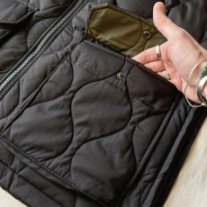 画像9: 【TAION/タイオン】MILITARY V RIB HINECK ZIP DOWNVEST (3colors) (9)