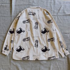 画像9: 【modemdesign/モデムデザイン】オールプリントパジャマシャツ (IVORY) (9)
