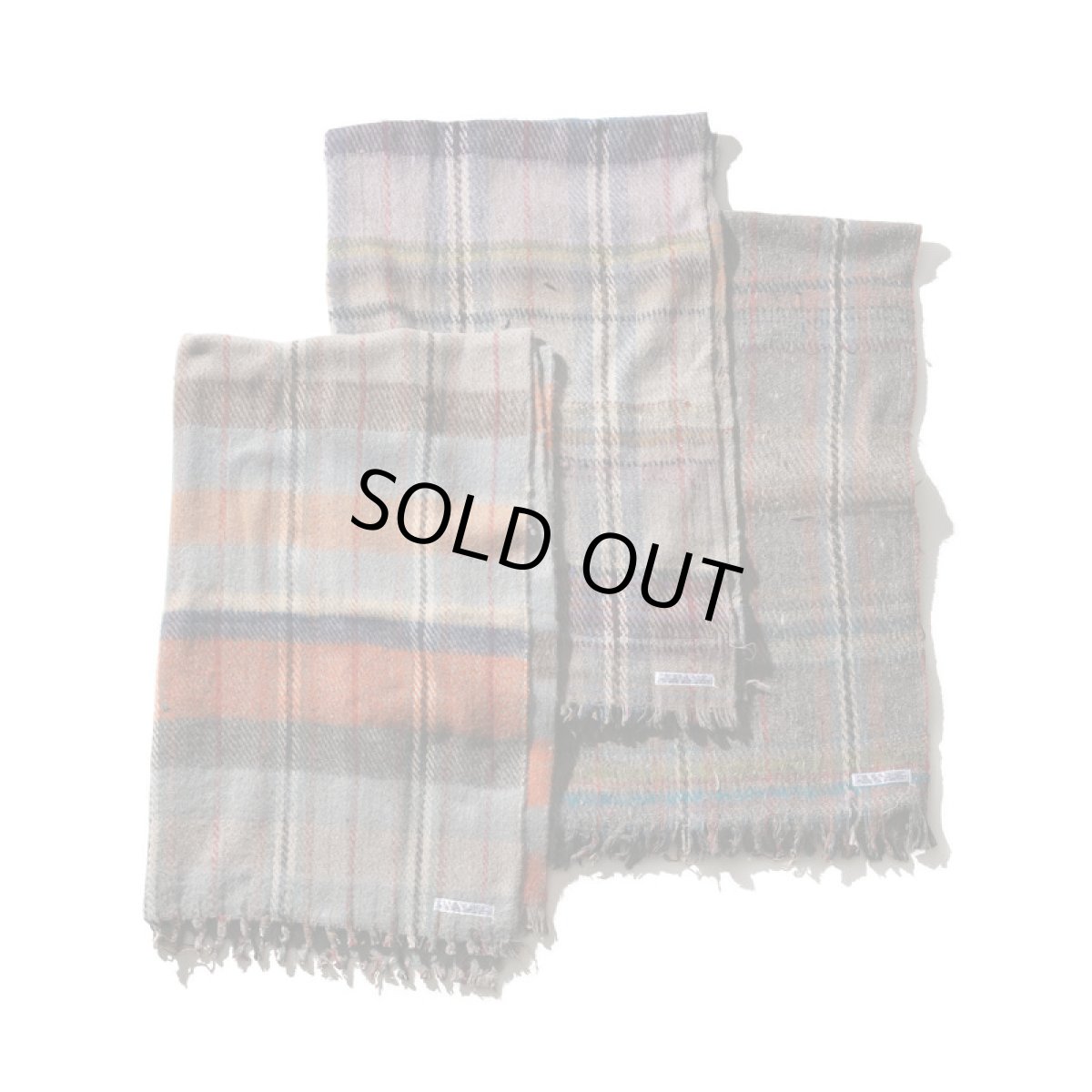 画像1: 【PUEBCO】RECYCLED WOOL MIX BLANKET (Assorted Color) (1)