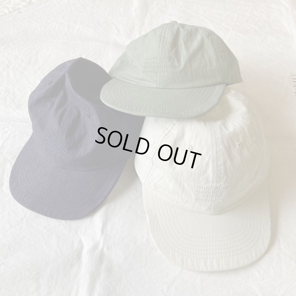 画像1: 【SUBLiME】 EMB 6PNANEL FREE BRIM CAP（3color） (1)