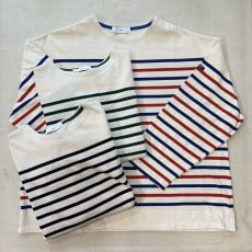 画像1: 【FIDELITY/フィデリティ】PANEL BASQUE BORDER WIDE L/S (3colors) (1)