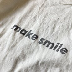 画像4: 【FUNG/ファング】7分袖プリントTee "make smile" (2color)  (4)