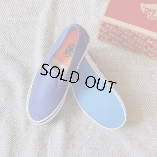 VANS】Anaheim Factory Og Navy Slip-On 48 Deck DX | ヴァンズ