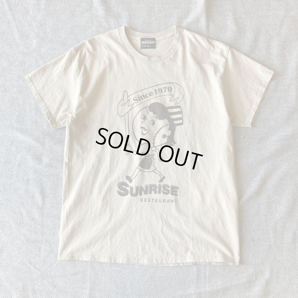 画像1: 【JHANKSON】SUNRISE RESTAURANT S/S TEE  (BEIGE) (1)