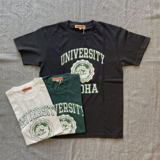 画像1: 【MUCHO ALOHA】"UNIVERSITY OF ALOHA" プリント S/S Tee(3color) (1)