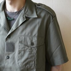 画像9: 【フランス軍】デッドストックHBTチャドシャツ (OLIVE) (9)