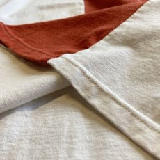 画像5: 【REMAKE】LINE SWITCHING SS TEE (White/Red) (5)