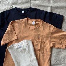 画像1: 【VELVA SHEEN】メイドインUSA クルーネック 胸ポケット半袖Tシャツ (3colors) (1)