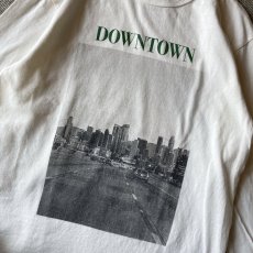 画像5: 【free rage】リサイクルコットン長袖プリントTシャツ"DOWNTOWN"（2color） (5)