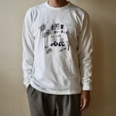 画像6: 【free rage】リサイクルコットン長袖プリントTシャツ（2color） (6)