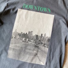 画像7: 【free rage】リサイクルコットン長袖プリントTシャツ"DOWNTOWN"（2color） (7)