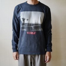 画像6: 【free rage】リサイクルコットン長袖プリントTシャツ"VENICE"（2color） (6)