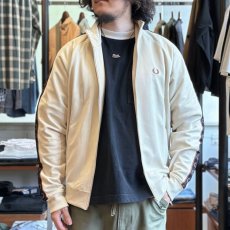 画像1: 【FRED PERRY/フレッドペリー】Contrast Taped Track Jacket（OATMEAL） (1)