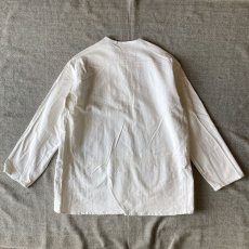 画像7: 【ロシア軍】デッドストック70's ヘンリーネックスリーピングシャツ (WHITE) (7)