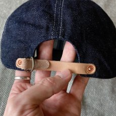 画像6: 【HIGHER/ハイヤー】12ozセルヴィッジデニム×コーデュロイブリム キャップ  (DENIM×BROWN) (6)