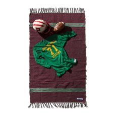 画像2: 【PUEBCO】COLLEGE RUG （Burgundy）  (2)