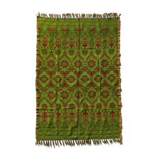 画像2: 【PUEBCO】REVERSIBLE JACQUARD RUG（GREEN）  (2)