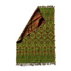 画像1: 【PUEBCO】REVERSIBLE JACQUARD RUG（GREEN）  (1)