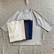 画像1: 【VELVA SHEEN】H/S クルーネック ポケットTシャツ MADE IN USA (5color) (1)