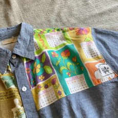 画像3: 【Remake】Chambray × Euro Calendar L/S Shirt  (3)