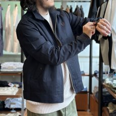 画像2: 【FRED PERRY/フレッドペリー】Harrington Jacket（NAVY） (2)