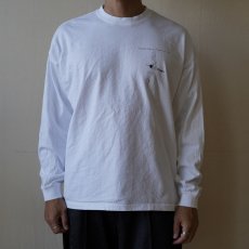 画像1: 【SALVAGE PUBLIC】Iwa Bird  L/S Tee (WHITE) (1)