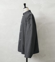 画像2: 【アメリカ軍】FOOD HANDLER SMOCK/フードハンドラー スモック ジャケット（Grey DYE） (2)