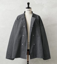 画像4: 【アメリカ軍】FOOD HANDLER SMOCK/フードハンドラー スモック ジャケット（Grey DYE） (4)