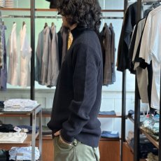 画像5: 【FRED PERRY/フレッドペリー】WAFFLE STITCH HALF ZIP JUMPER（BLACK） (5)