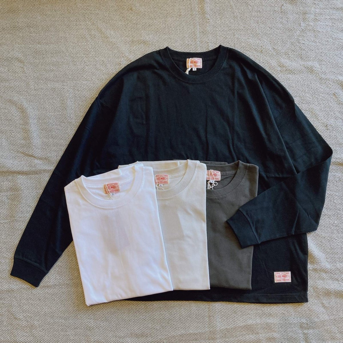画像1: 【BIGMIKE/ビッグマイク】別注 Loose Long Sleeve Relax Tee（4color） (1)