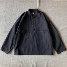 画像1: 【ARMY TWILL】Back Satin Smock (Black)   (1)