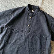 画像3: 【ARMY TWILL】Back Satin Smock (Black)   (3)