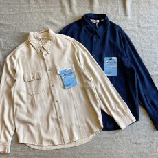 画像1: 【FIVE BROTHER】Linen Work L/S Shirt（2color） (1)