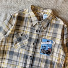 画像3: 【FIVE BROTHER】HEAVY FLANNEL WORK SHIRTS（3color） (3)