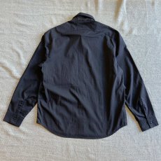 画像7: 【FIVE BROTHER】綿ポリ L/S  Work Shirt（BLACK） (7)