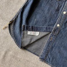 画像7: 【HOUSTON】USA COTTON VINTAGE DENIM WORK SHIRT / USAコットン ヴィンテージデニム ワークシャツ (2color) (7)